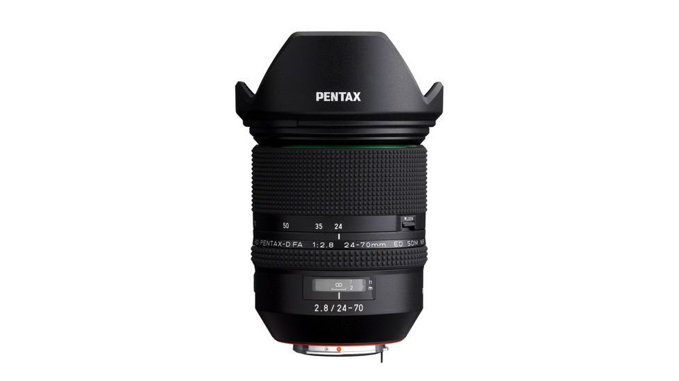 Pentax HD-D FA 24-70mm F/2.8ED SDM WR Ultra-Wide-Angle Lens, Black 21310