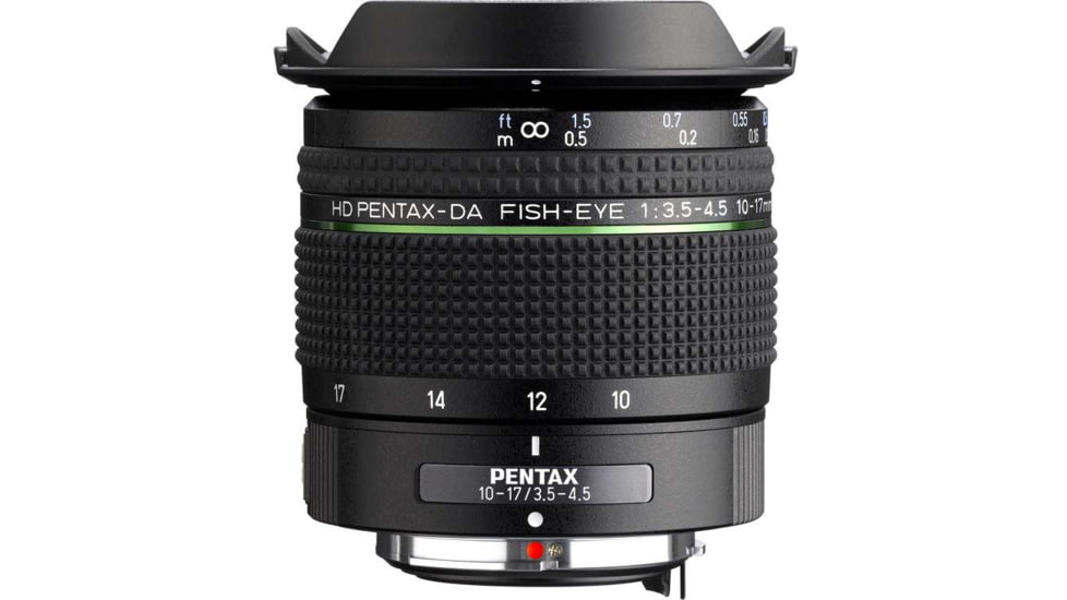 Pentax HD DA 10-17mm Fisheye F3.5-4.5 ED Lens, Black, 23130