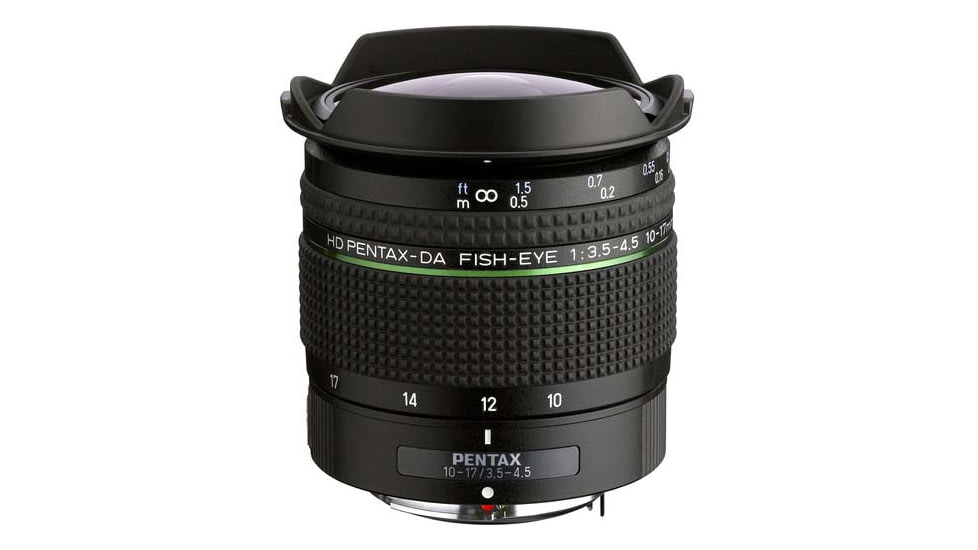 Pentax HD DA 10-17mm Fisheye F3.5-4.5 ED Lens, Black, 23130