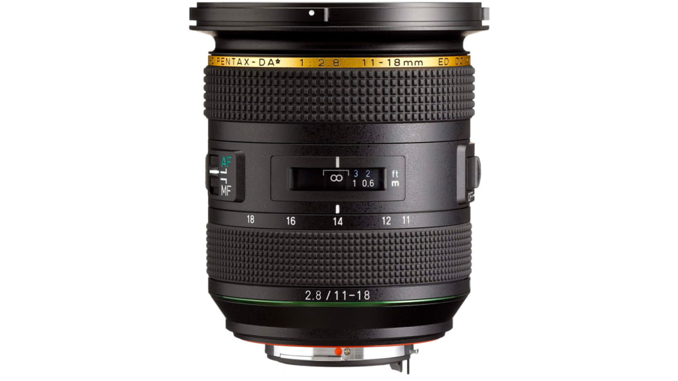Pentax HD DA 11-18mm F2.8ED DC AW Lens, Black, 21230