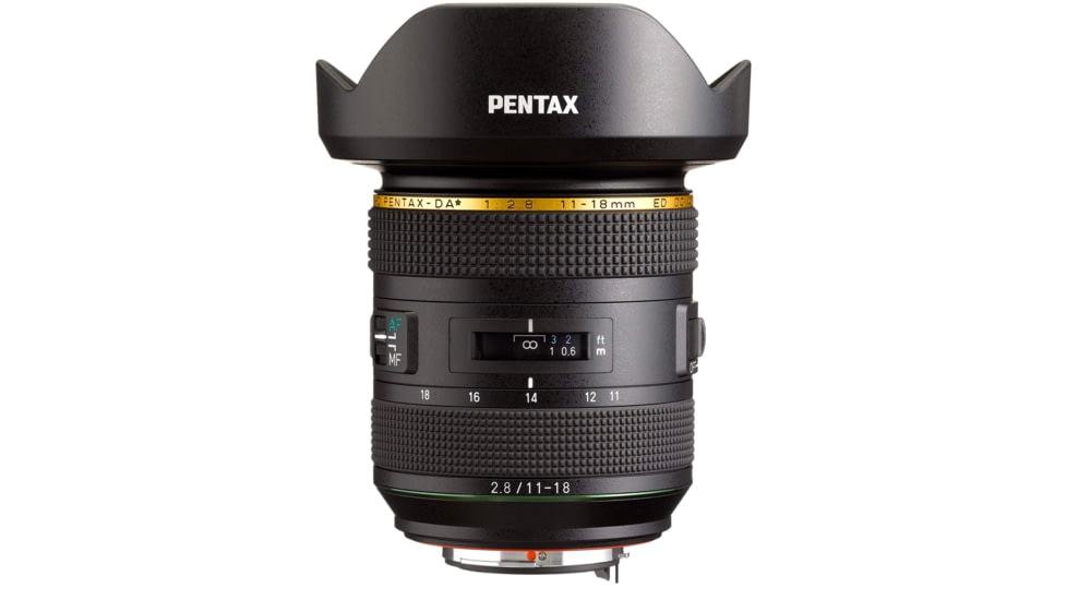 Pentax HD DA 11-18mm F2.8ED DC AW Lens, Black, 21230