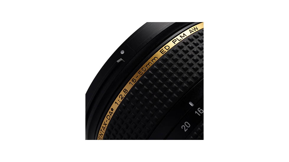 Pentax HD DA 16-50mm F2.8 ED PLM AW Lens, Black, 28030