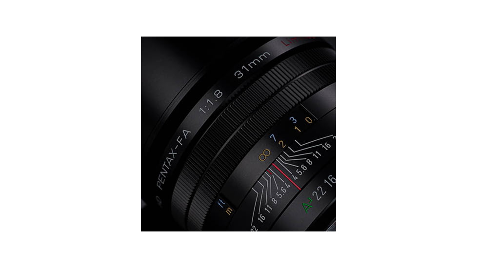 Pentax HD-FA 31mm F1.8 Ltd Lens, Black, 20210