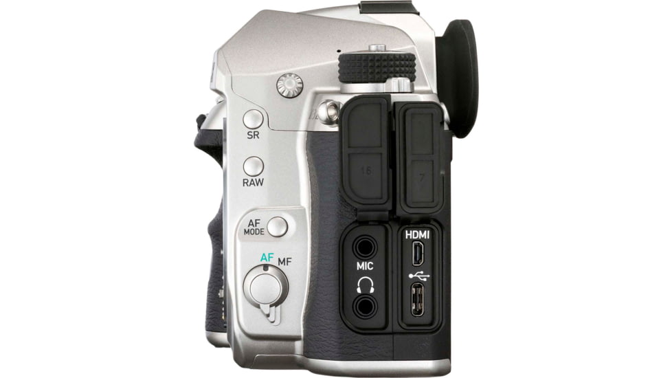 Pentax K-3 Mark III Advanced APS-C Digital SLR Camera, Silver, 8.54 x 6.50 x 4.72in, 01073