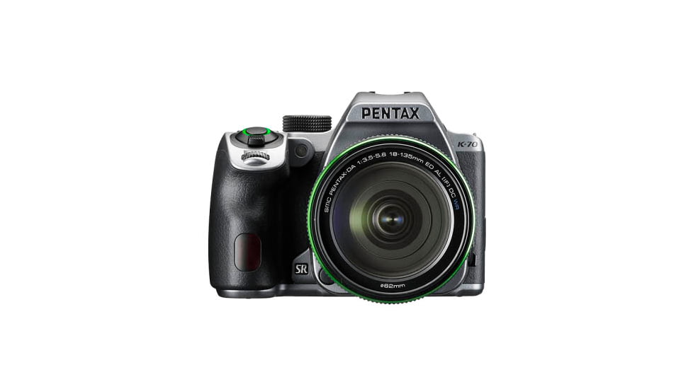 Pentax K-70 Camera Body Kit, Silver, Compact, 16981
