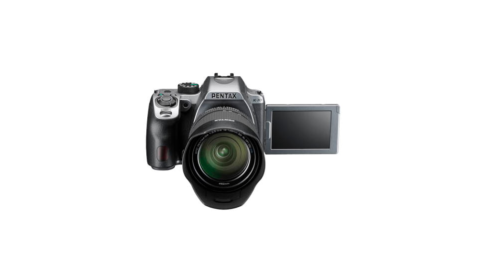 Pentax K-70 Camera Body Kit, Silver, Compact, 16981