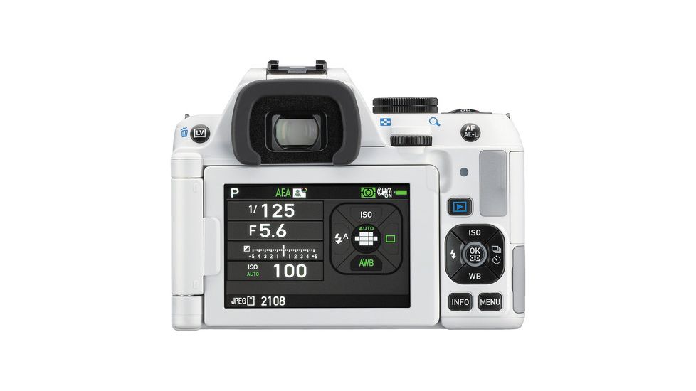 Pentax K-S2 DSLR Camera Body Only 20 Megapixel, White 11890