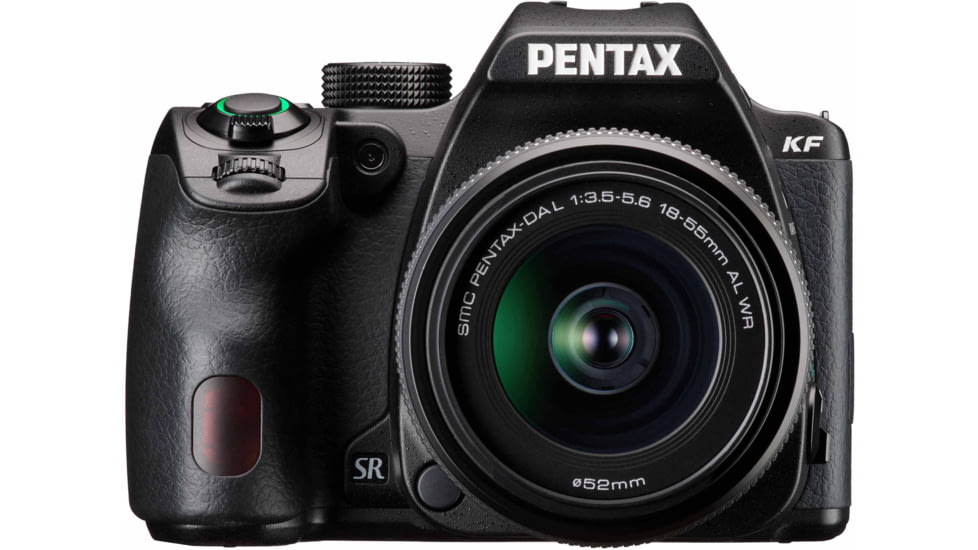 Pentax KF Digital Camera Kit, 18-55 Lens, Black, Compact, 1203
