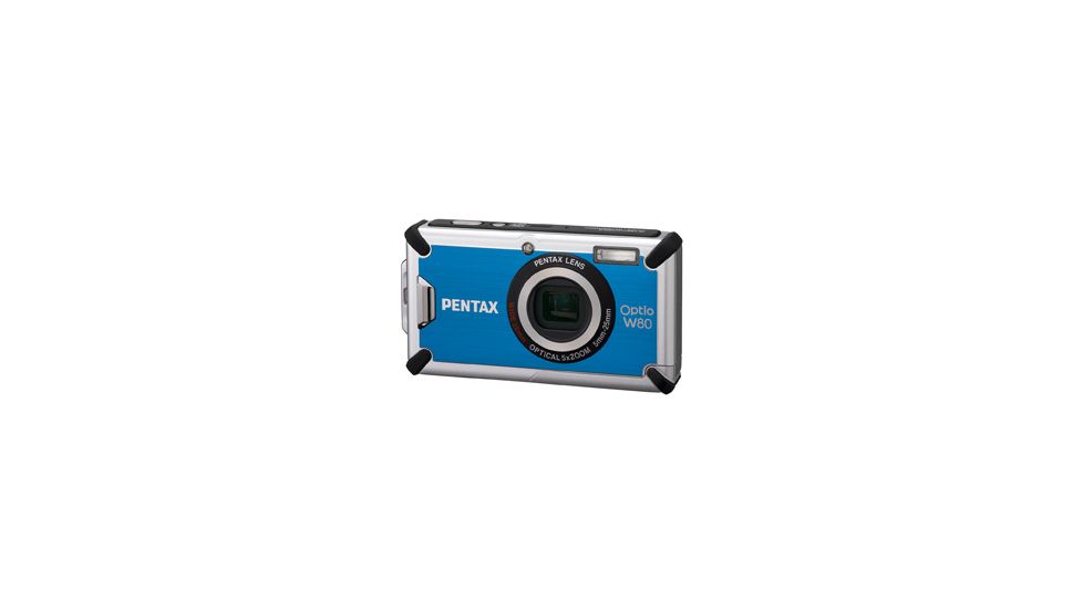 Pentax Optio W80 Digital Camera, Azure Blue 17751