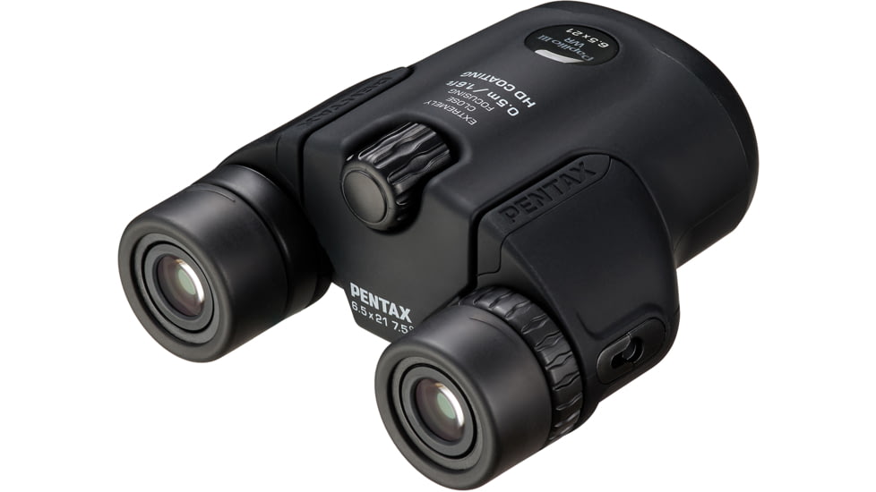 Pentax Papilio III WR 6.5x21mm Porro Prism Binocular, Black, 62014