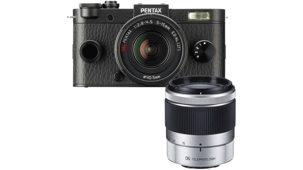 Pentax Q-S1 02, 06 Zoom Kit (Black), Black 06085