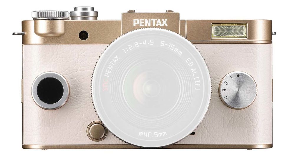 Pentax Q-S1 Camera (Champagne Gold), Gold 06218