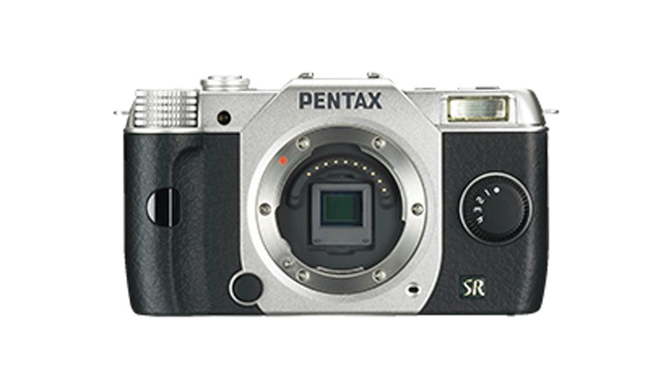 Pentax Q7 Compact Mirrorless Camera, Silver 11509
