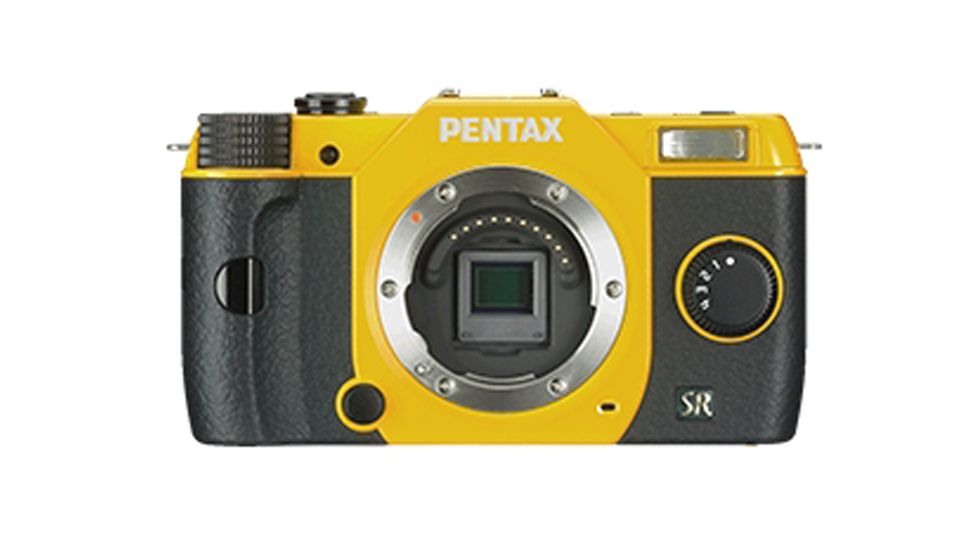 Pentax Q7 Compact Mirrorless Camera, Yellow 11543