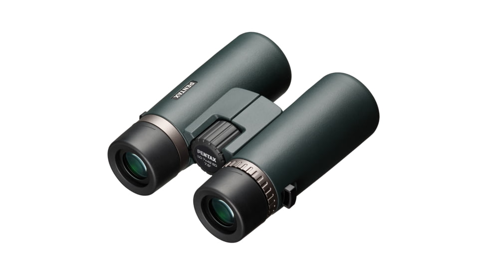 Pentax SD 7x42mm ED Roof Prism Binoculars, Dark Green, Compact, 62893