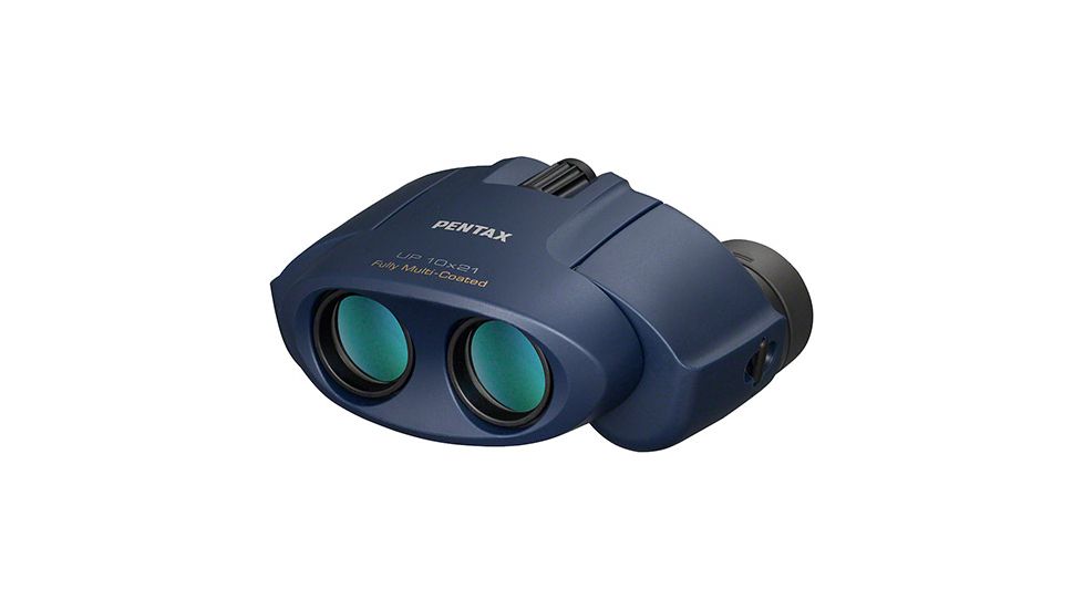 Pentax U-Series Compact Porro-Prism UP 10x21 Binocular, Limited Availability,  Navy 61805