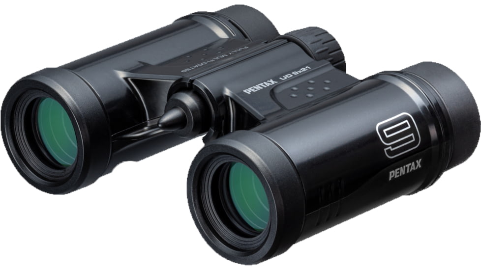 Pentax UD 9 X 21mm Black Compact Roof Prism Binoculars, Black, Medium, 61811