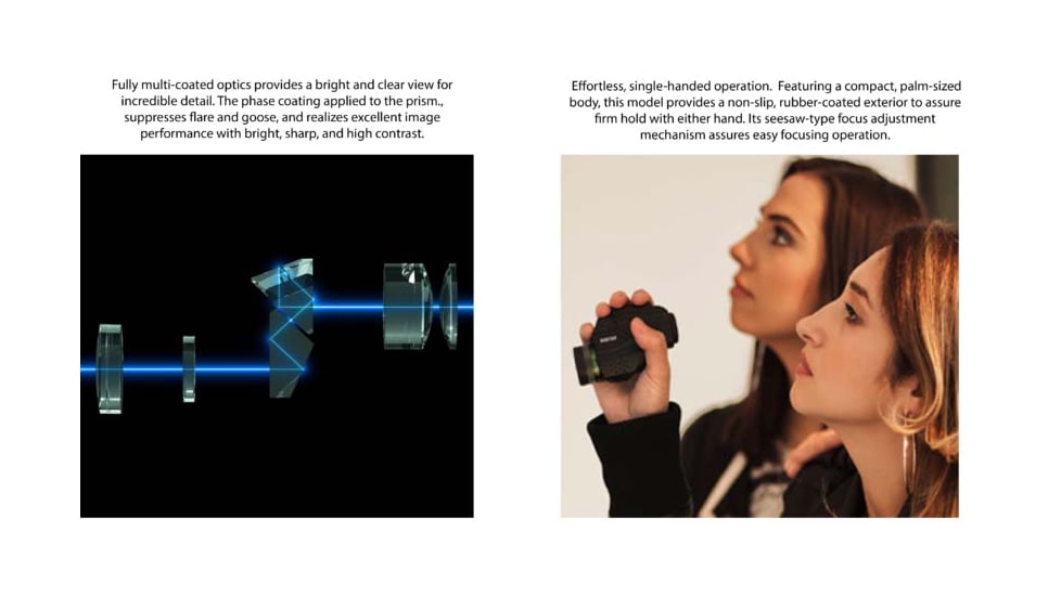 Pentax VM 6 X 21mm WP Palm-Fit Monocular, Black, Small, 63620