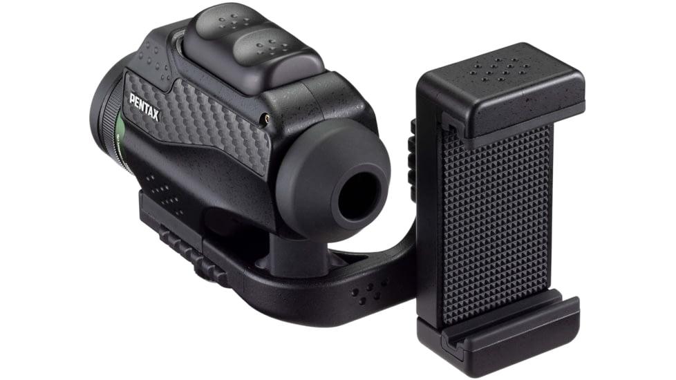Pentax VM 6 X 21mm WP Premium Monocular Kit w/Smartphone and Micro Adapters, Black, Medium, 63621