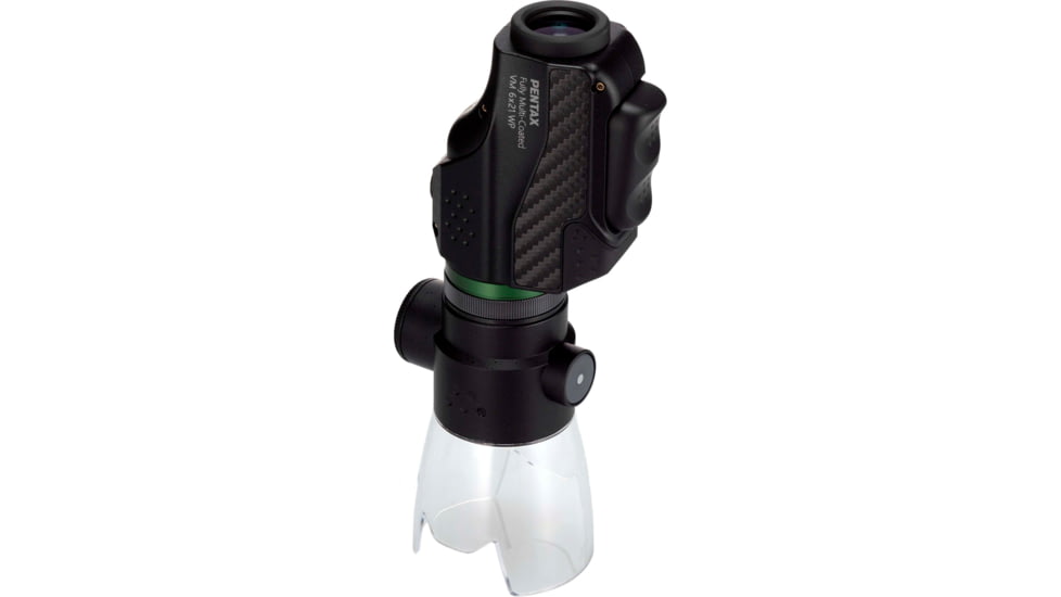 Pentax VM 6 X 21mm WP Premium Monocular Kit w/Smartphone and Micro Adapters, Black, Medium, 63621