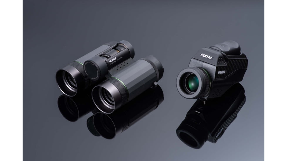 Pentax VM 6 X 21mm WP Premium Monocular Kit w/Smartphone and Micro Adapters, Black, Medium, 63621