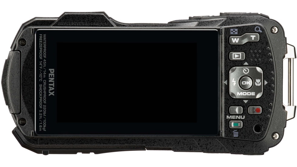 Pentax WG-90 Camera, Black, Compact, 01236