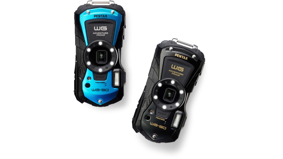 Pentax WG-90 Camera, Blue, Compact, 02145