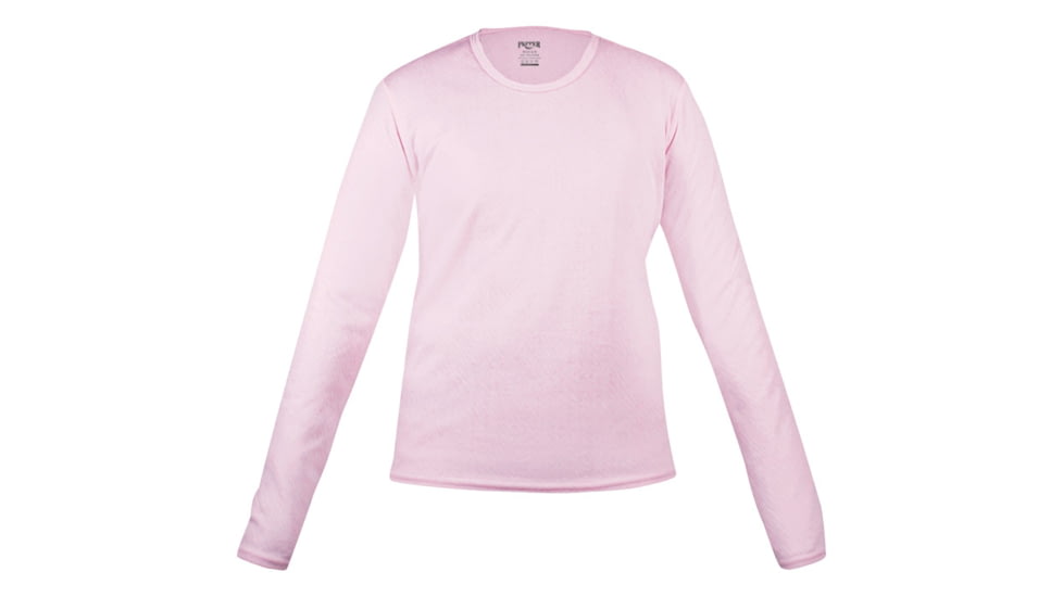 Hot Chillys Bi-ply Crew Wmns Cranberry Sm PB3070 SM CRAN