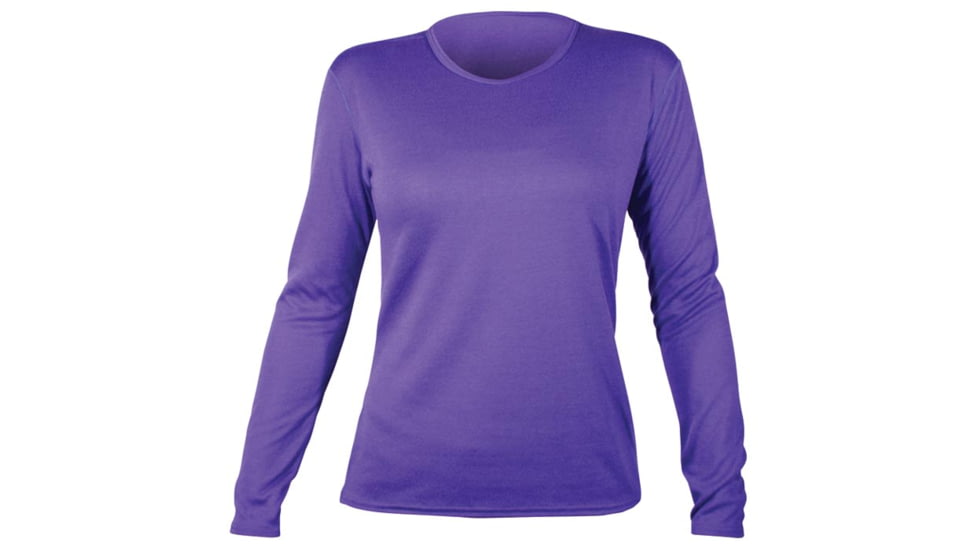 Pepper Bi-ply Crew Wmns Purple-sm PB3070 SM PURPLE