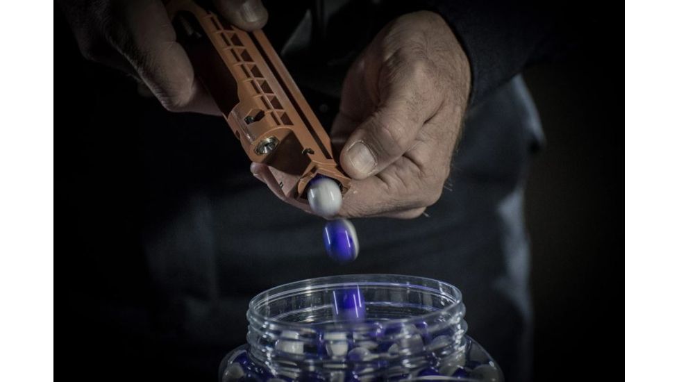 PepperBall TCP Launcher Consumer Kit, Tactical Compact Pistol Launcher, Two 6-Round Magazines, Hardcase, Yellow/Black, 769-03-0212