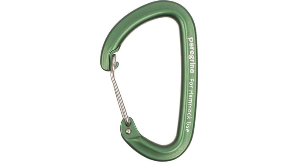 Peregrine Hammock Clip Carabiner, Green, AC-747SW-8 DarkGeen