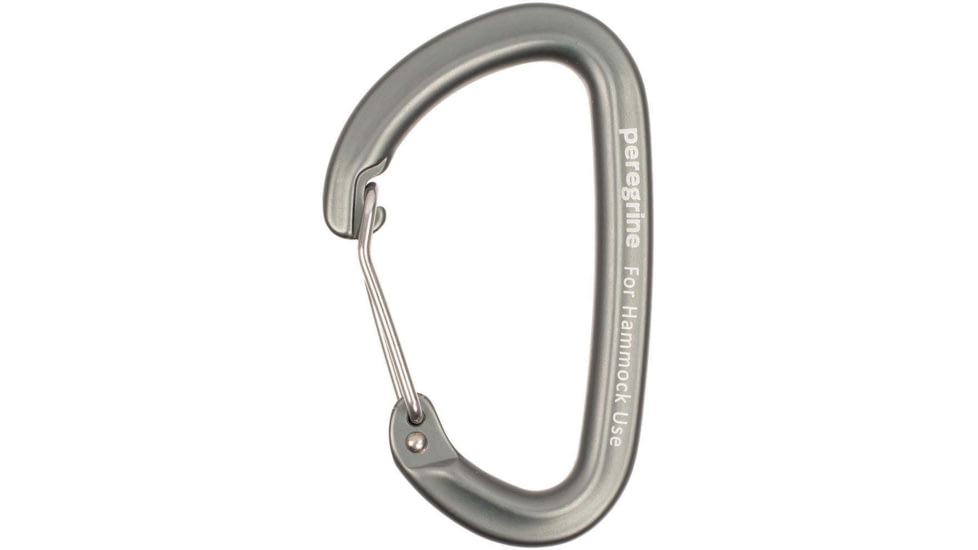 Peregrine Hammock Clip Carabiner, Grey, AC-747SW-2 LIGHTGREY