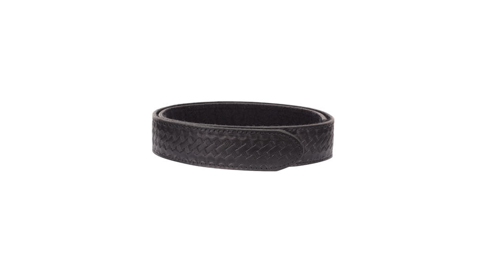 Perfect Fit 1.5in Garrison Belt w/ Full Velcro, Basket Weave, Black, Large, 5999-BW-LG