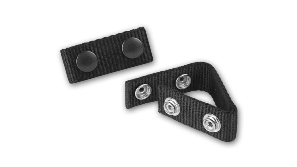 1'' Nylon Belt Keeper w/ Black Snap - 4 Pack