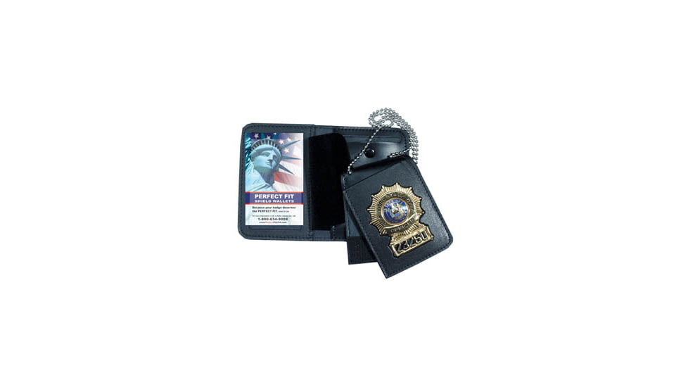 4-in-1 Badge &amp; ID Case with Chain - 3.25''x4.63''