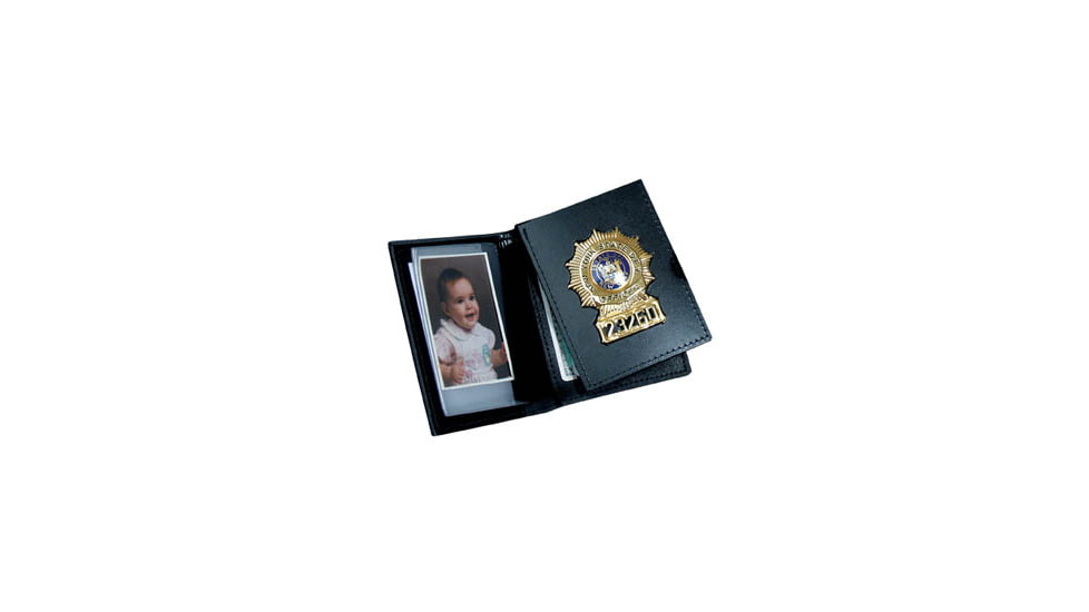 Bifold CC Wallet w/ Flip Out Badge - 3.50''x4.50''