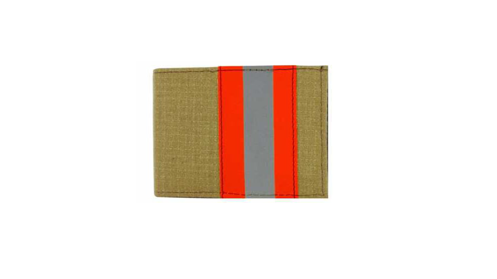 Firefighter Gold Matrix Bifold CC Wallet - 3.50''x4.50''