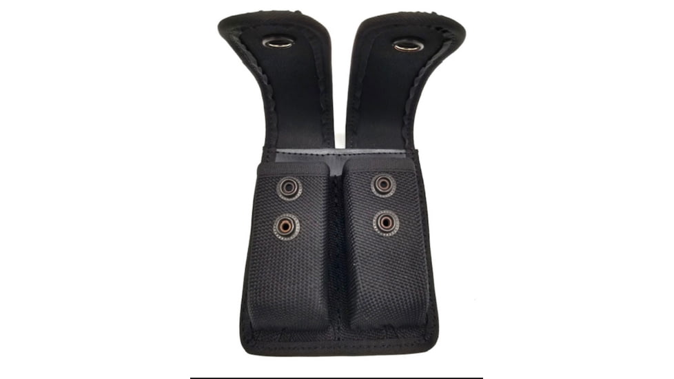 Nylon Closed Top Double Mag Pouch - Large