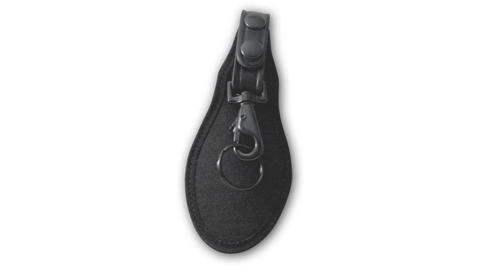Nylon Key Holder w/ Leather Strap