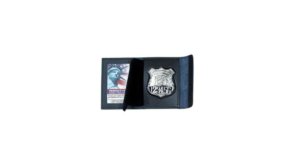 Recessed Badge &amp; ID Case w/ Velcro Closure - 3.00''x3.75''