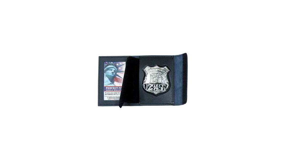 Recessed Badge &amp; ID Case w/ Velcro Closure - 3.25''x4.25''