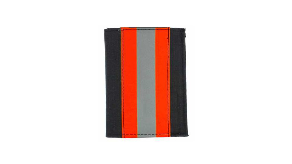 Trifold Black Matrix Firefighter Wallet w/ Single ID &amp; CC Slots - 3.50''x4.50''