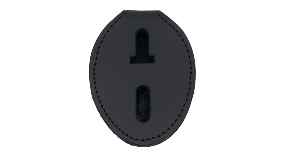 Universal Oval Badge Clip w/ Pocket &amp; Chain