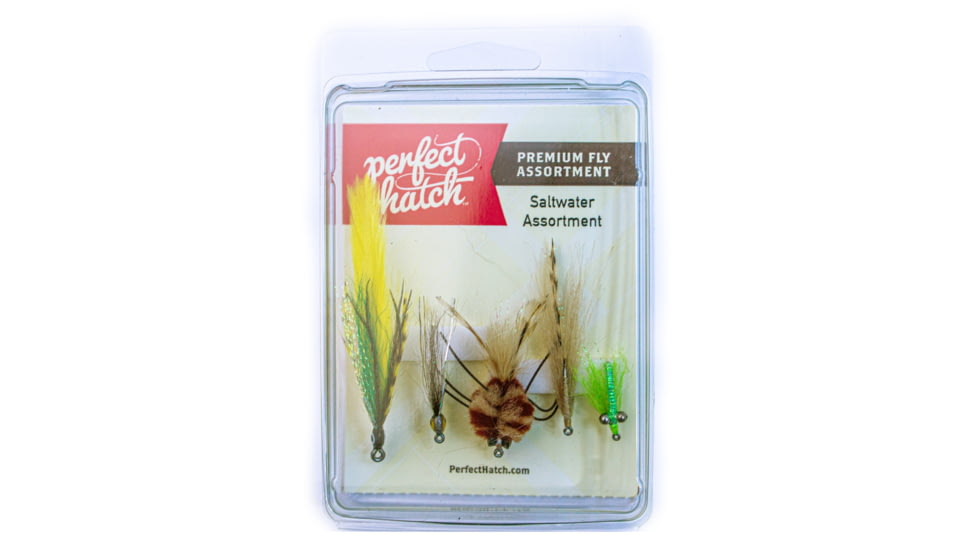 Perfect Hatch Saltwater Assortment, 5pk, PH-FLYAST-12P