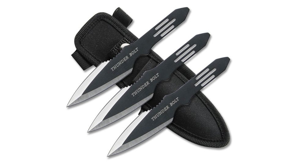 Perfect Point Tactical, 5.5in, Stainless Steel Blade, Black Stainless Steel Handle RC-595-3