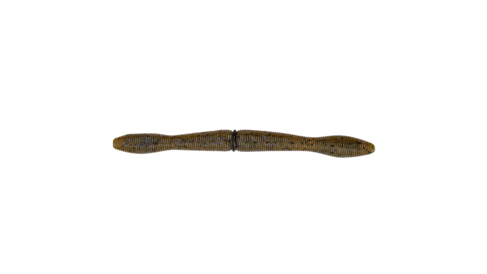 Perfection Lures Dudleys 13-Piece Pre-Rigged Wacky Worm Kit, Green Pumpkin Violet, DDWACKYKIT