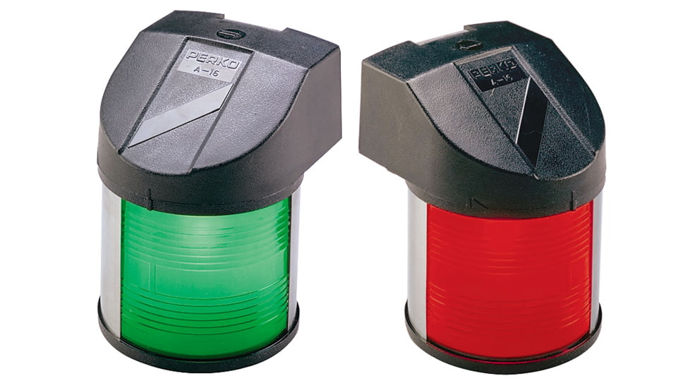 Perko 12V European Style Side Light Top Mount, Red, 0200SDTDP1