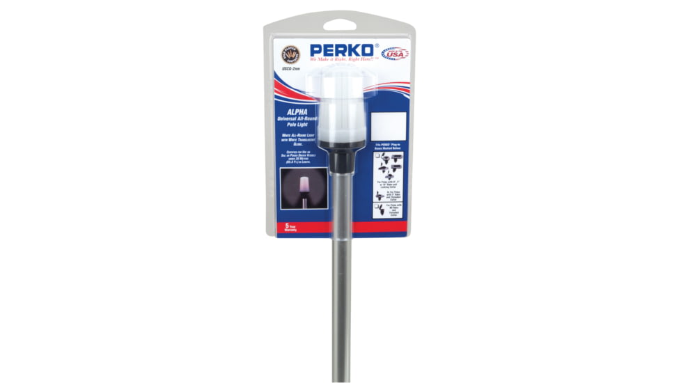 Perko Alpha Series Universal All-Around Navigation Pole Light - 60 Pole, White, 1400DP8CHR