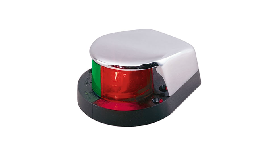 Perko 12V Bi-Color Bow Light Black Base Chrome Plated Top, MADE IN THE USA, 1310DP0CHR