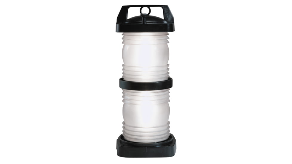 Perko Double Lens Navigation Masthead Light, Black Plastic, White Lens, 1365E00BLK